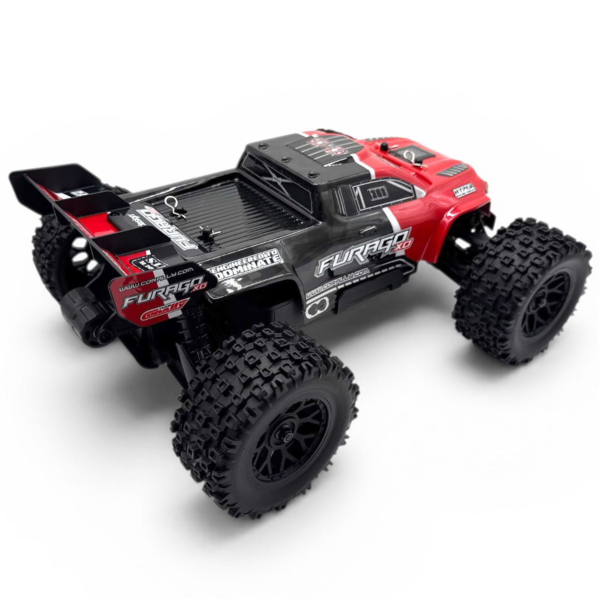 Team Corally Furago XD 1/12 4WD RTR Monster Truck Red - 2S LiPo Ready