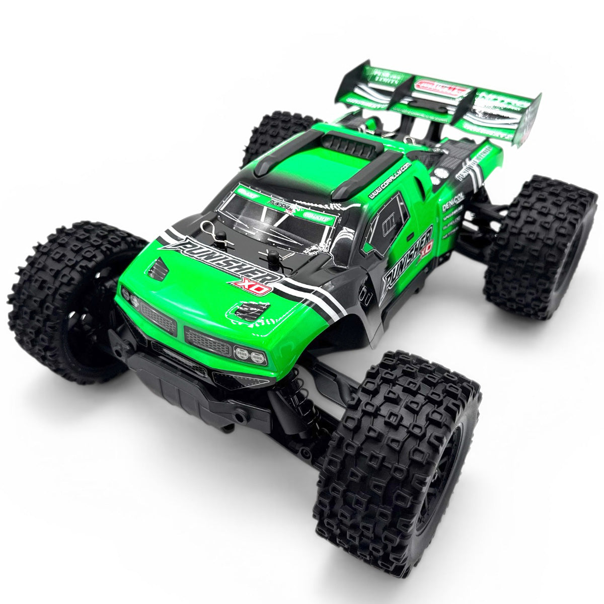 Team Corally Punisher XD 1/12 4WD RTR Monster Truck Green - 2S LiPo Ready