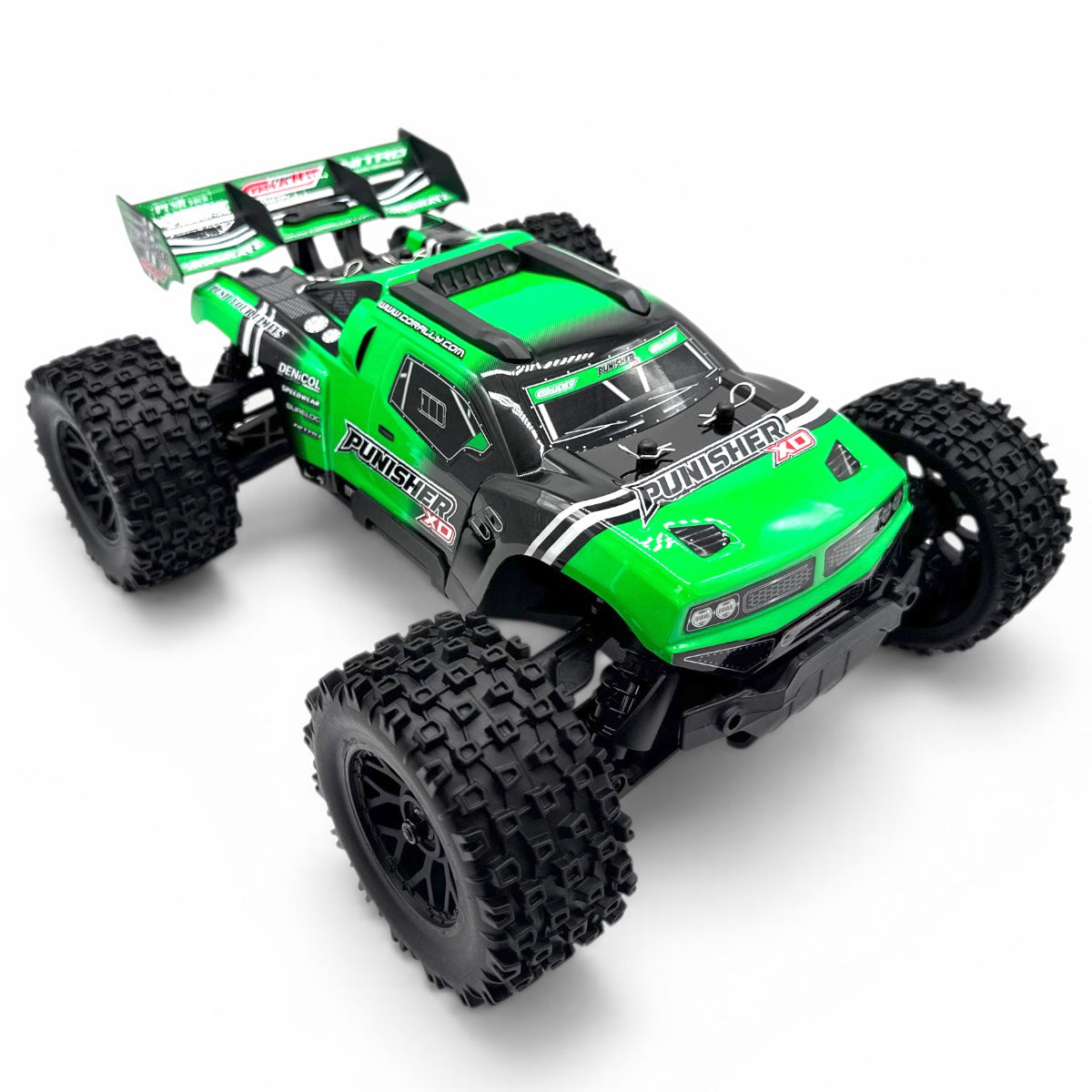 Team Corally Punisher XD 1/12 4WD RTR Monster Truck Green - 2S LiPo Ready