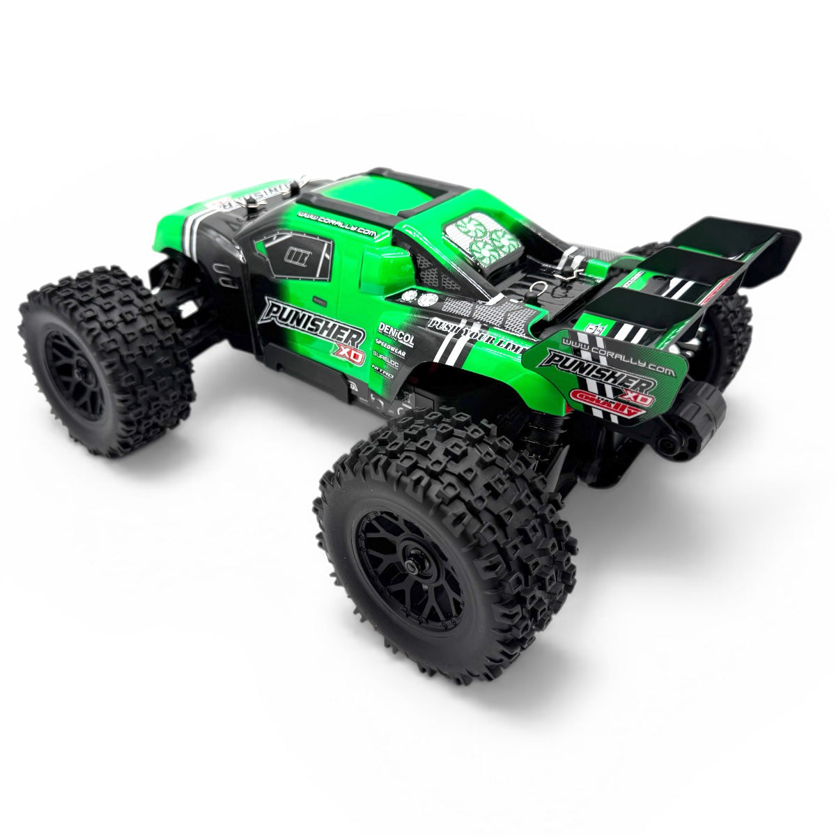 Team Corally Punisher XD 1/12 4WD RTR Monster Truck Green - 2S LiPo Ready