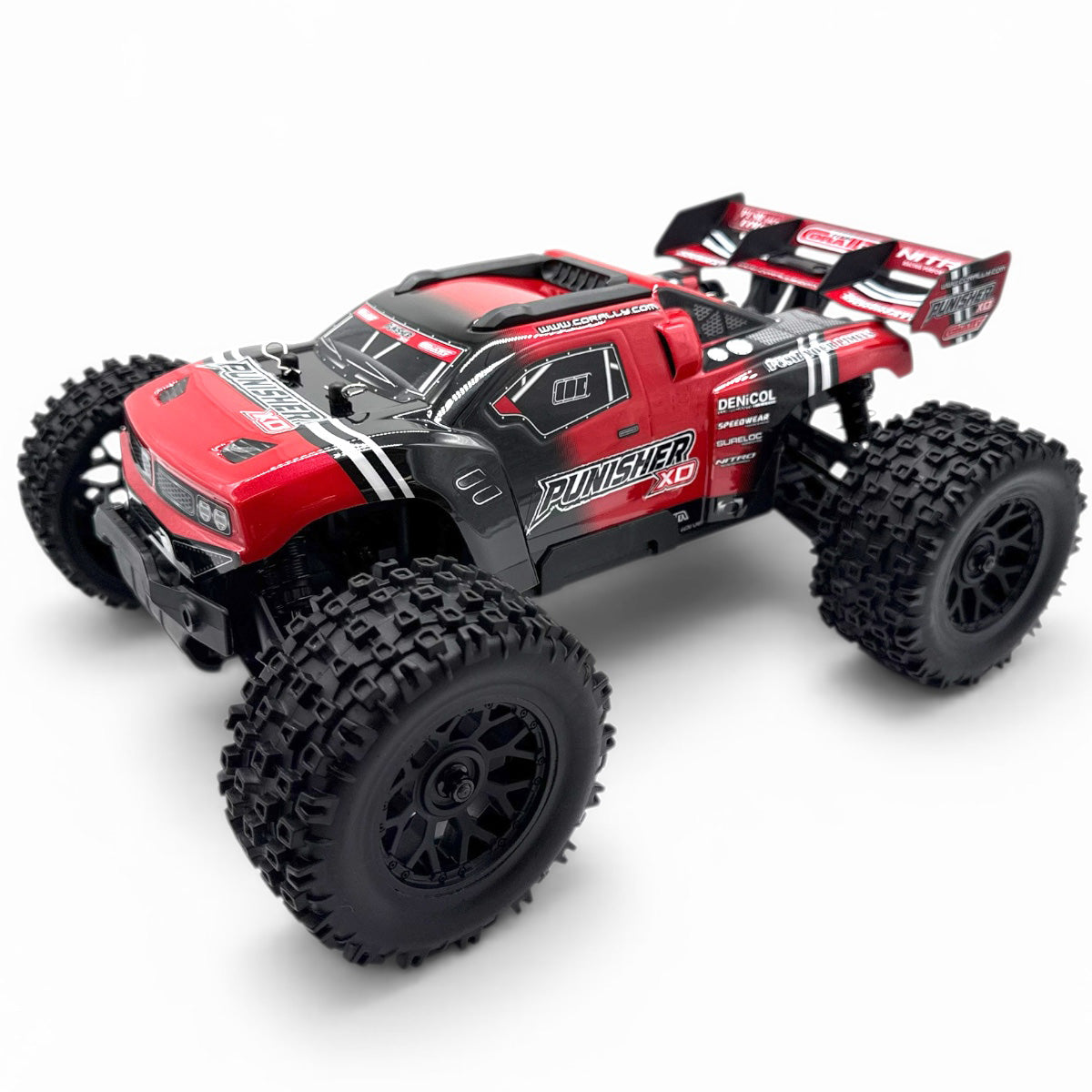 Team Corally Punisher XD 1/12 4WD RTR Monster Truck Red - 2S LiPo Ready