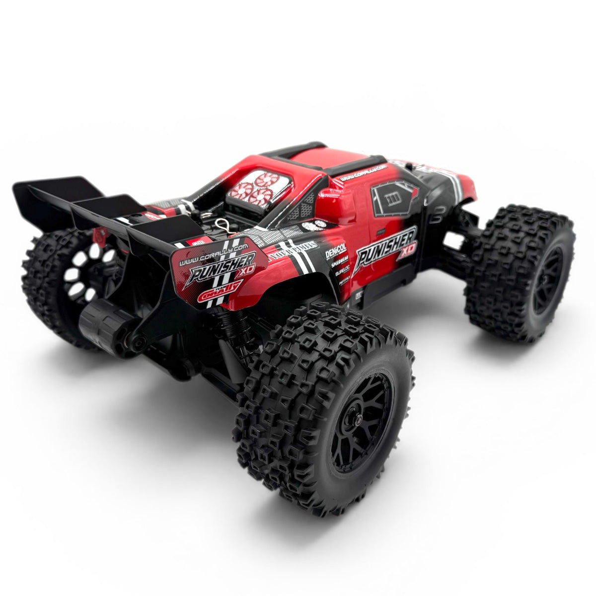 Team Corally Punisher XD 1/12 4WD RTR Monster Truck Red - 2S LiPo Ready