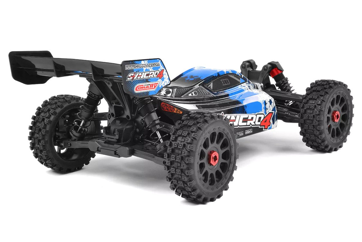 Corally Syncro-4 1/8 4S Brushless 4WD Off Road Buggy RTR - Blue COR00287-B