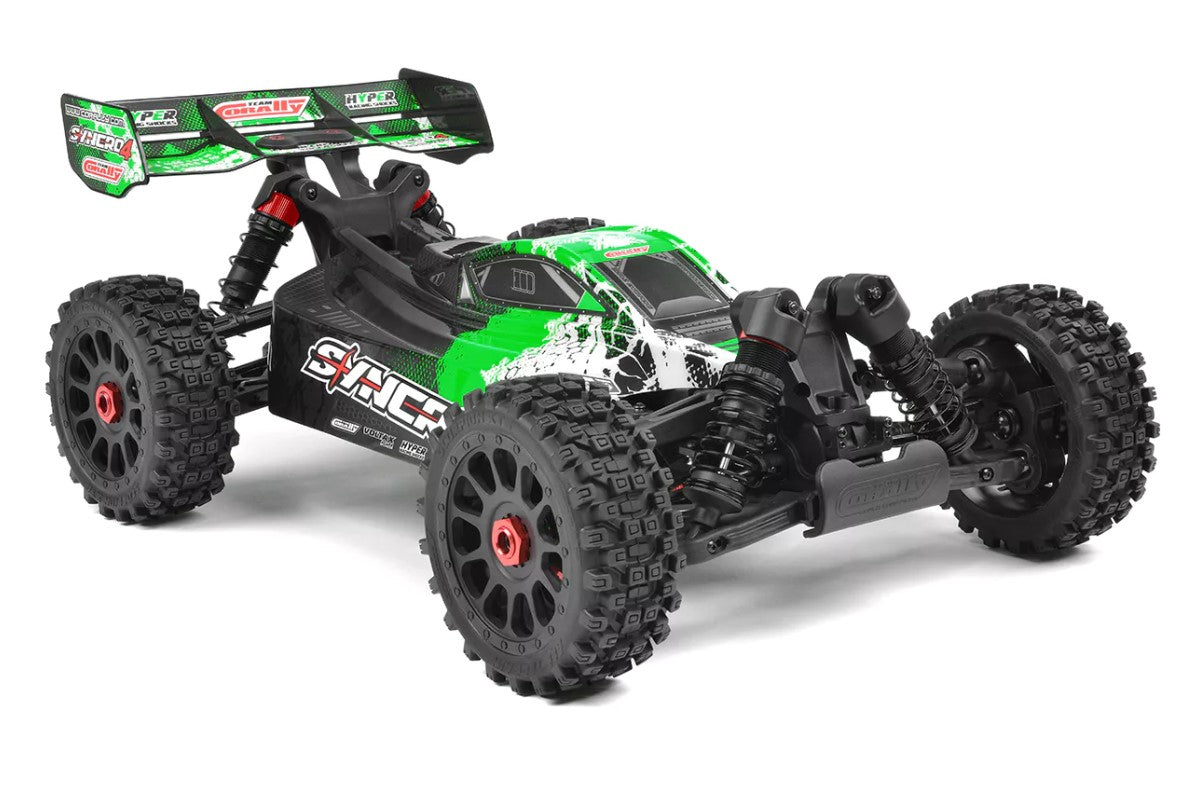 Corally Syncro-4 1/8 4S Brushless 4WD Off Road Buggy RTR - Green COR00287-G