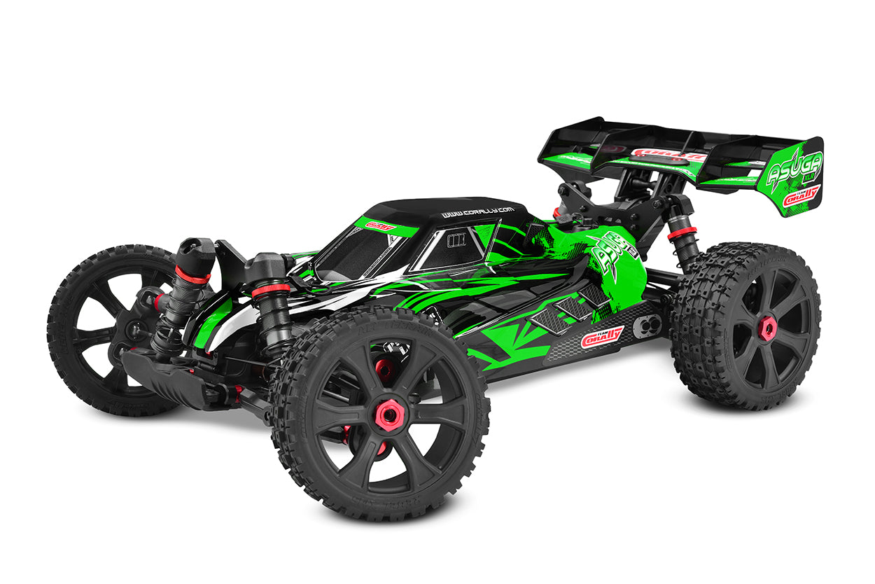Corally Asuga XLR 6S RTR 4WD Brushless 1/7 Scale Buggy Green