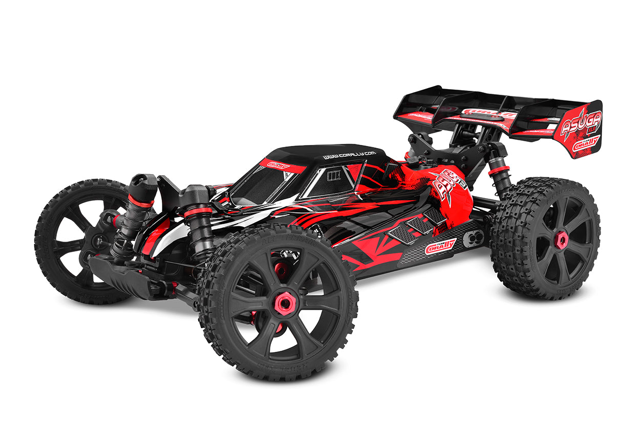 Corally Asuga XLR 6S RTR 4WD Brushless 1/7 Scale Buggy Red