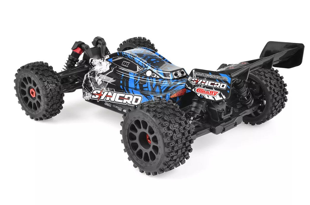 Corally Syncro 2WD 1/8 3-4S Brushless Off Road Buggy, RTR, Blue 00289-B