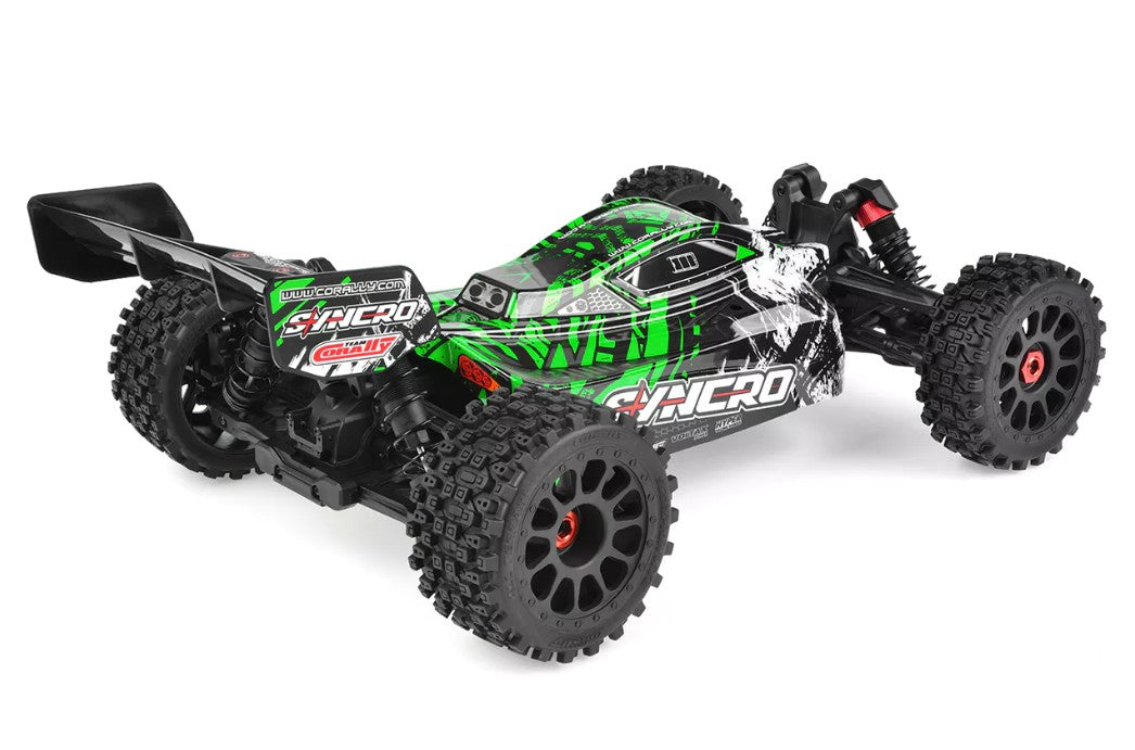 Corally Syncro 2WD 1/8 3-4S Brushless Off Road Buggy, RTR, Green 00289-G