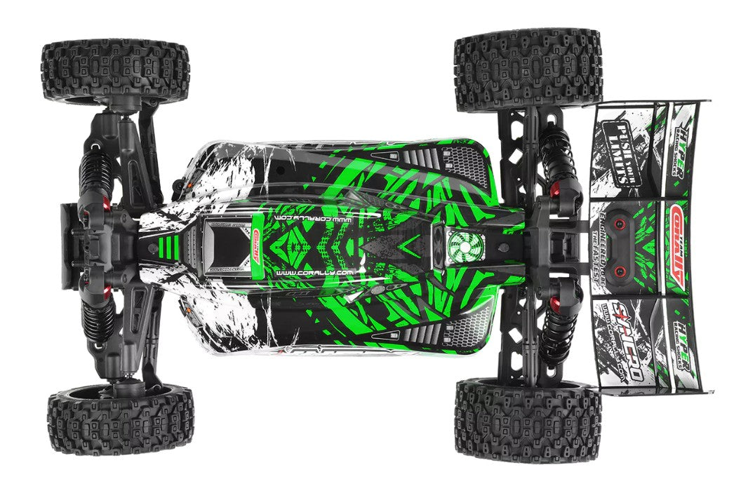 Corally Syncro 2WD 1/8 3-4S Brushless Off Road Buggy, RTR, Green 00289-G