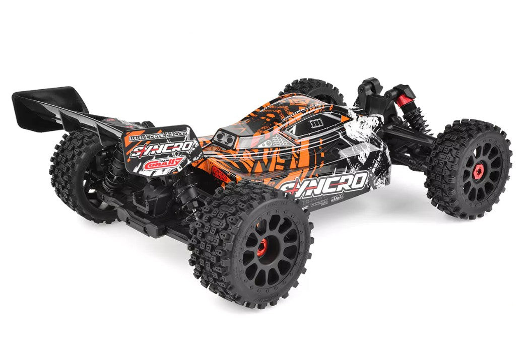 Corally Syncro 2WD 1/8 3-4S Brushless Off Road Buggy, RTR, Orange 00289-O