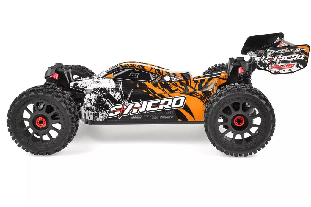 Corally Syncro 2WD 1/8 3-4S Brushless Off Road Buggy, RTR, Orange 00289-O