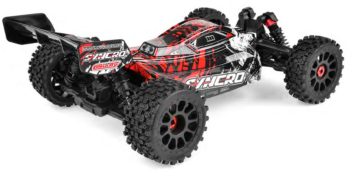 Corally Syncro 2WD 1/8 3-4S Brushless Off Road Buggy, RTR, Red 00289-R