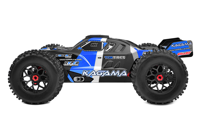 Corally Kagama XP 6S 1/8 4WD Monster Truck Roller Chassis Version Blue