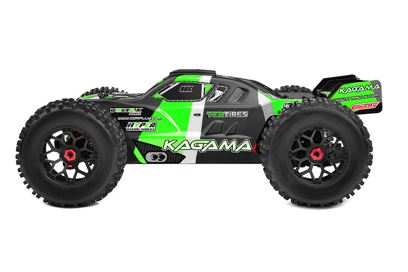 Corally Kagama XP 6S 1/8 4WD Monster Truck Roller Chassis Version Green