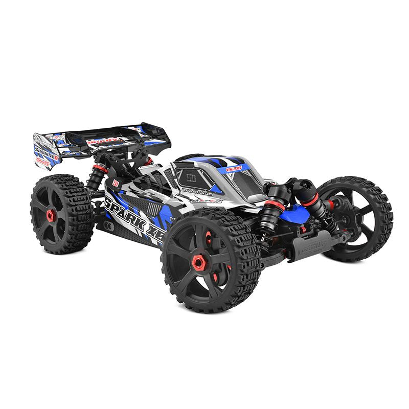 Team Corally Spark XB6 1/8 6S 4WD Basher Buggy Roller Chassis Blue