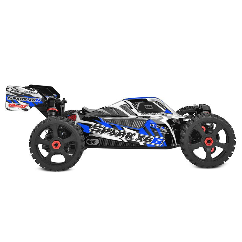 Team Corally Spark XB6 1/8 6S 4WD Basher Buggy Roller Chassis Blue