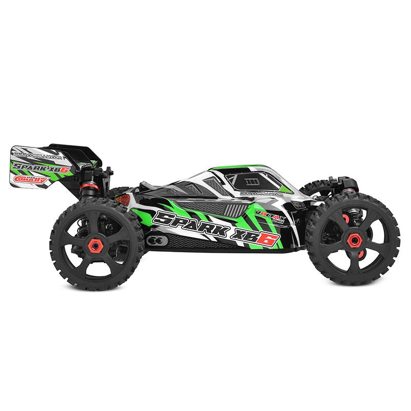 Team Corally Spark XB6 1/8 6S 4WD Basher Buggy Roller Chassis Green