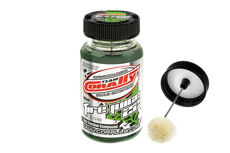 Corally Team Tire Juice 22 - Green - Asphalt / Rubber 13760