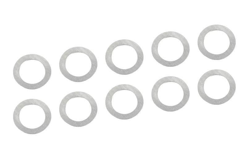 Corally Steel Metric Shim - 4x6x0.1mm - 10pcs | RC Replacement Part