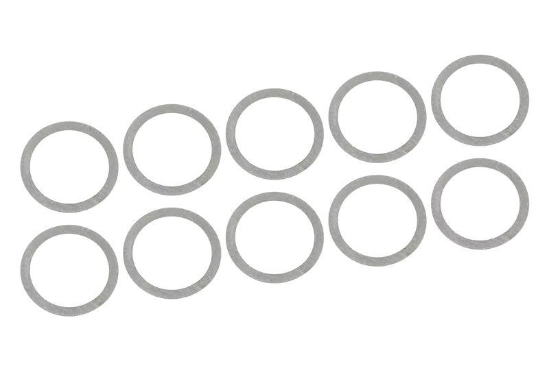 Corally Steel Metric Shim - 8x10x0.1mm - 10pcs | RC Replacement Part