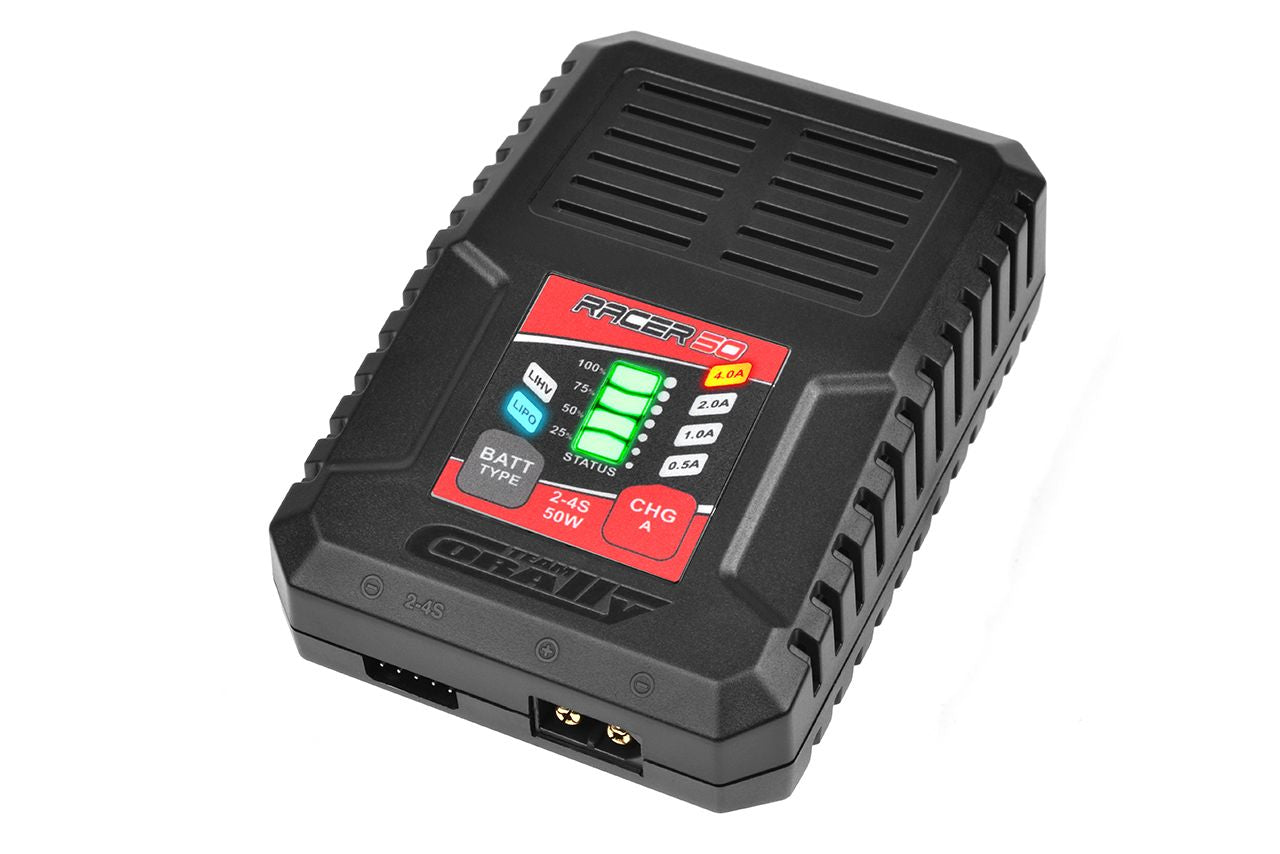 Corally Racer 50 AC Charger, 2-4S LiPo 50W 51020