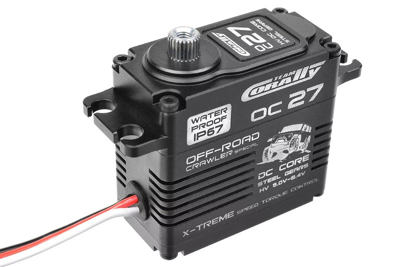 Corally OC-27 HV Digital Waterproof Servo with Metal Gears & Core DC | RC Steering Servo