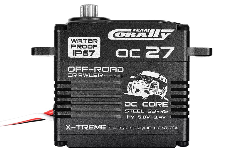 Corally OC-27 HV Digital Waterproof Servo with Metal Gears & Core DC | RC Steering Servo