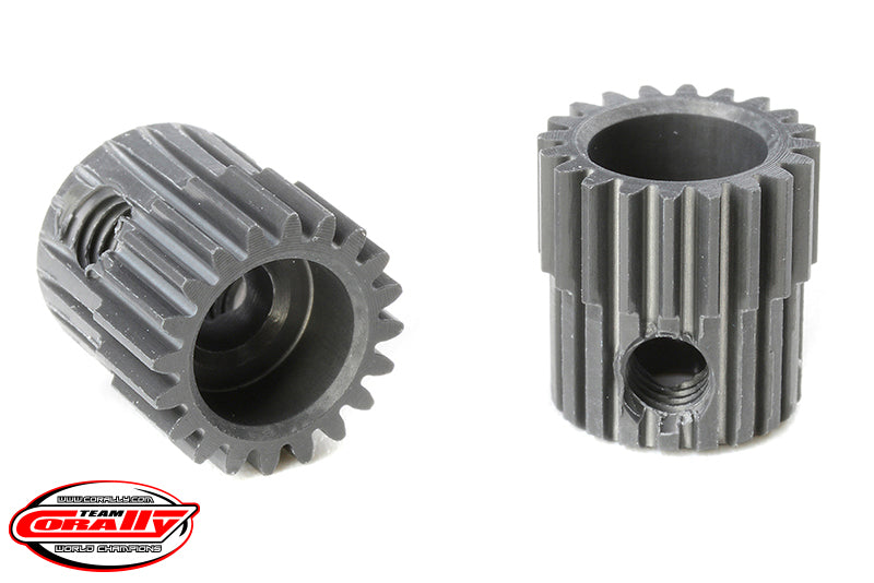 Corally 64DP 20T Short Pinion Gear – Hard-Anodized 7075 Aluminum Race Pinion
