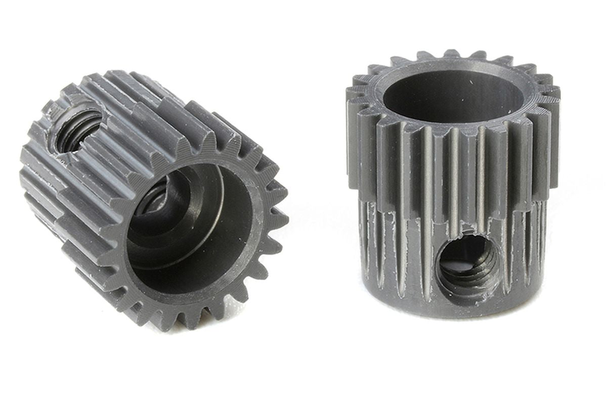 Corally 64DP 21T Short Pinion Gear – Hard-Anodized 7075 Aluminum Race Pinion