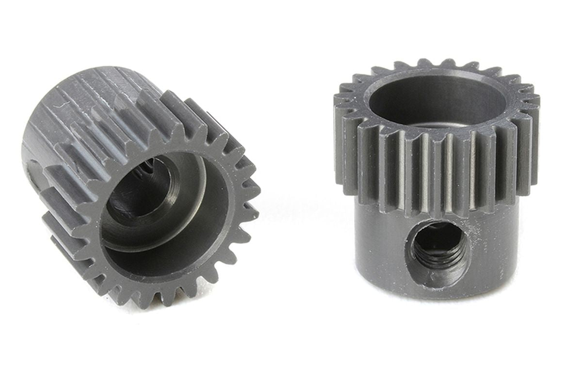 Corally 64DP 23T Short Pinion Gear – Hard-Anodized 7075 Aluminum Race Pinion