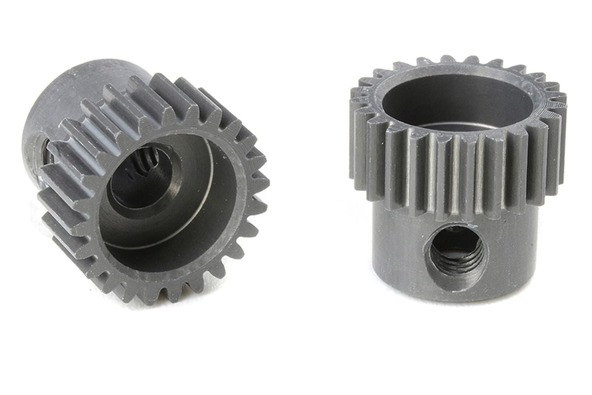 Corally 64DP 24T Short Pinion Gear – Hard-Anodized 7075 Aluminum Race Pinion