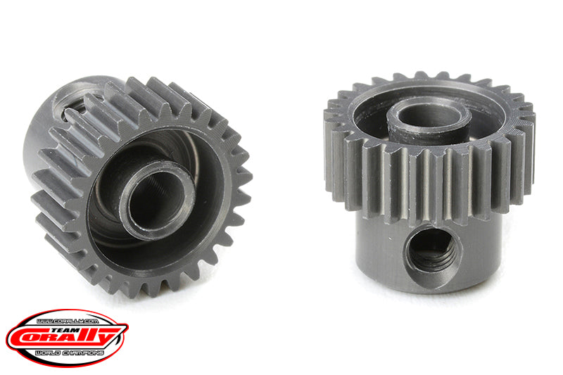 Corally 64DP 26T Short Pinion Gear – Hard-Anodized 7075 Aluminum Race Pinion