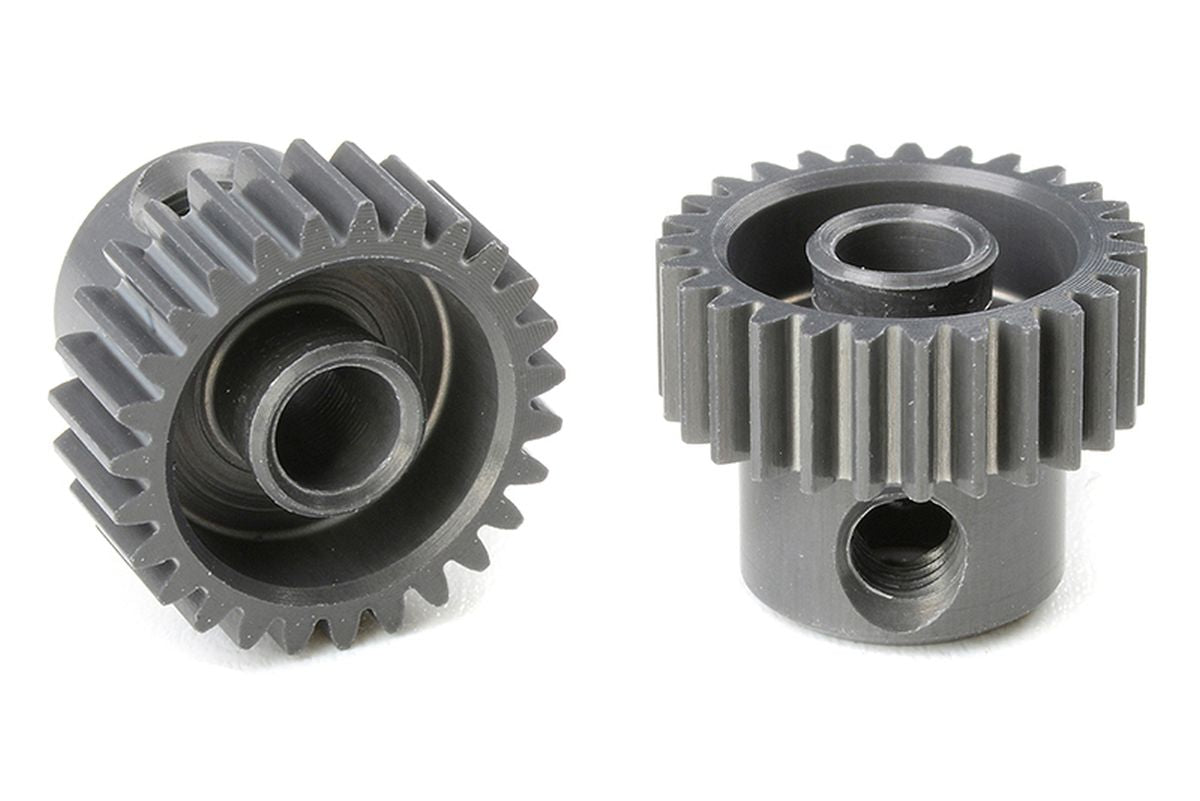 Corally 64DP 27T Short Pinion Gear – Hard-Anodized 7075 Aluminum Race Pinion