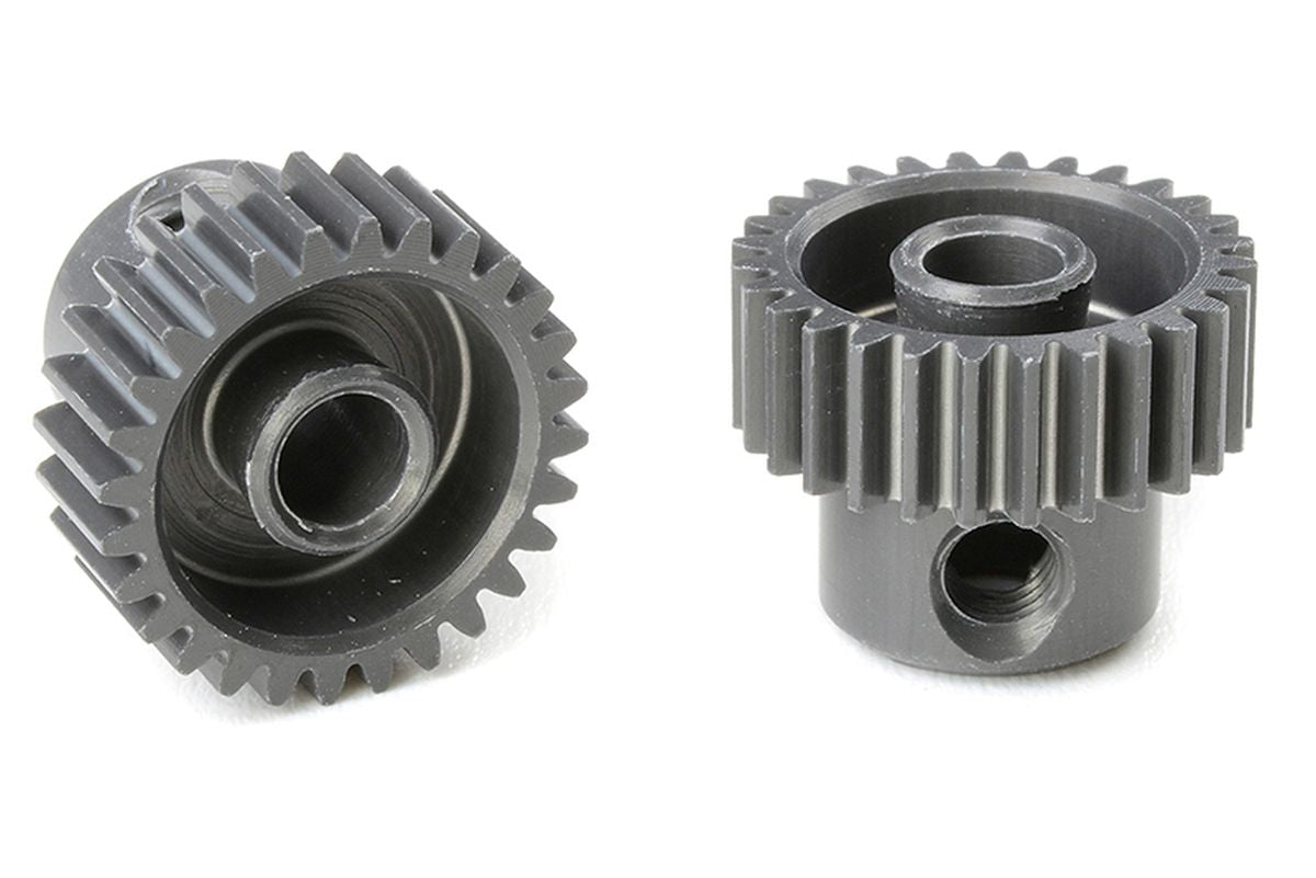 Corally 64DP 28T Short Pinion Gear – Hard-Anodized 7075 Aluminum Race Pinion
