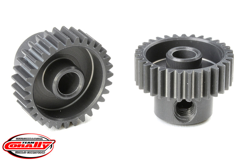 Corally 64DP 31T Short Pinion Gear – Hard-Anodized 7075 Aluminum Race Pinion