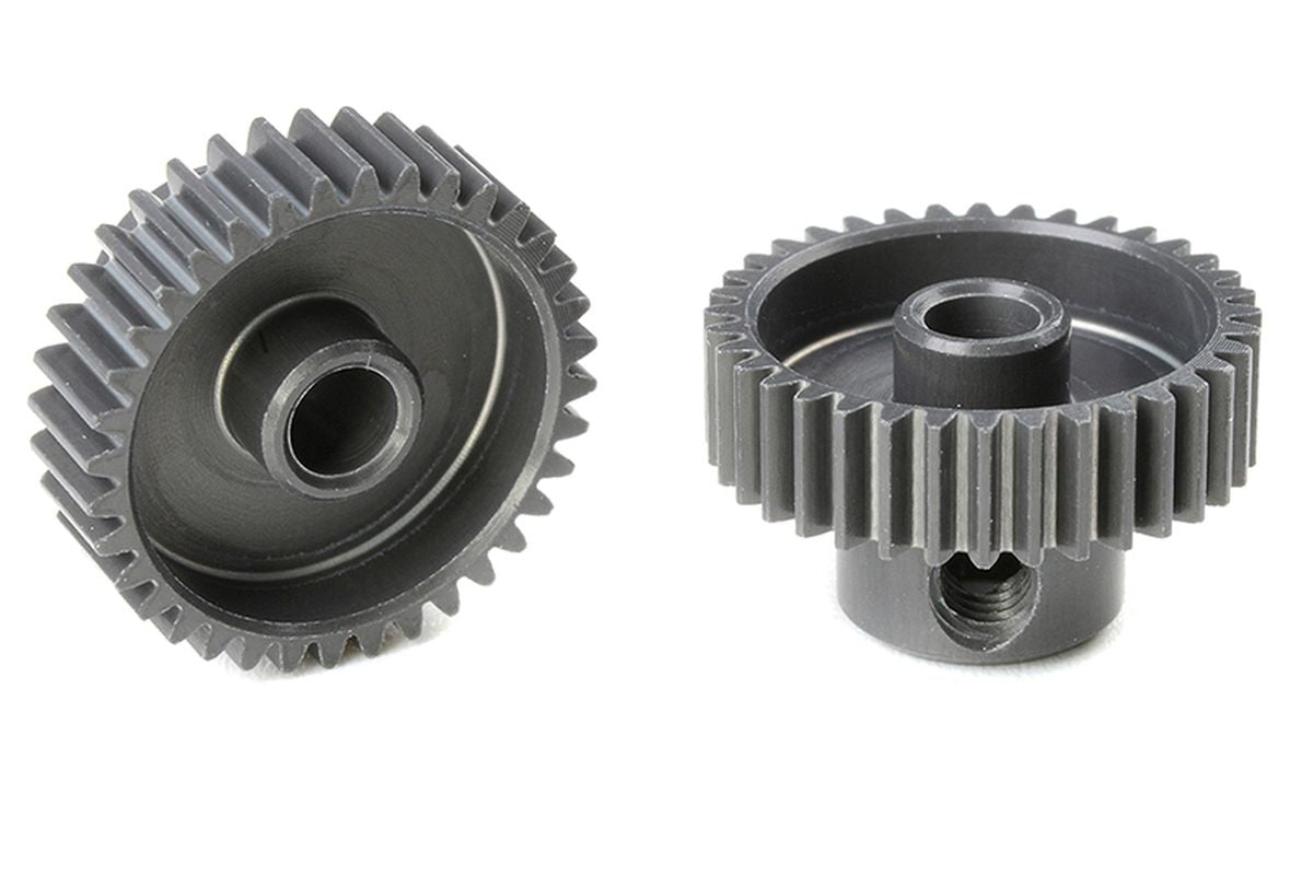 Corally 64DP 36T Short Pinion Gear – Hard-Anodized 7075 Aluminum Race Pinion