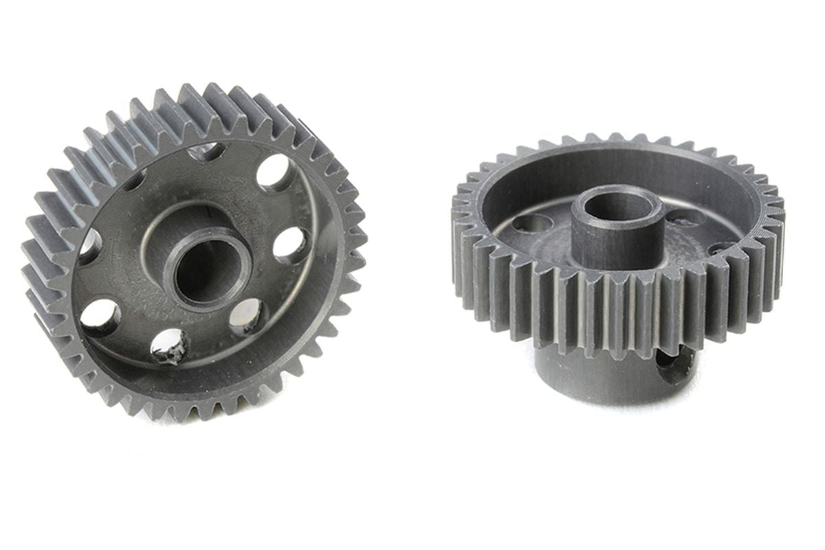 Corally 64DP 38T Short Pinion Gear – Hard-Anodized 7075 Aluminum Race Pinion