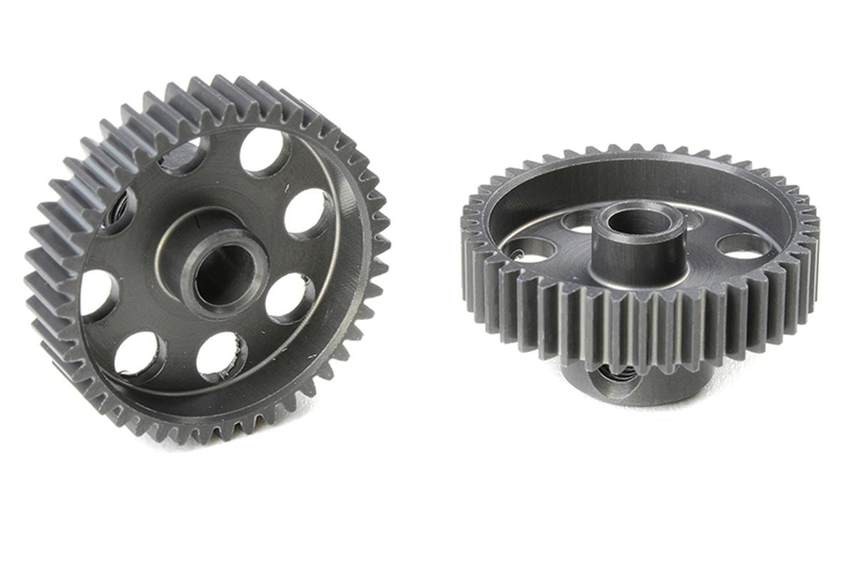 Corally 64DP 44T Short Pinion Gear – Hard-Anodized 7075 Aluminum Race Pinion