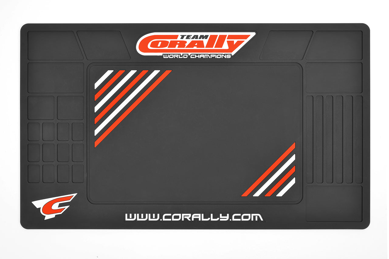 Team Corally Rubber RC Pit Mat Work Space 90280