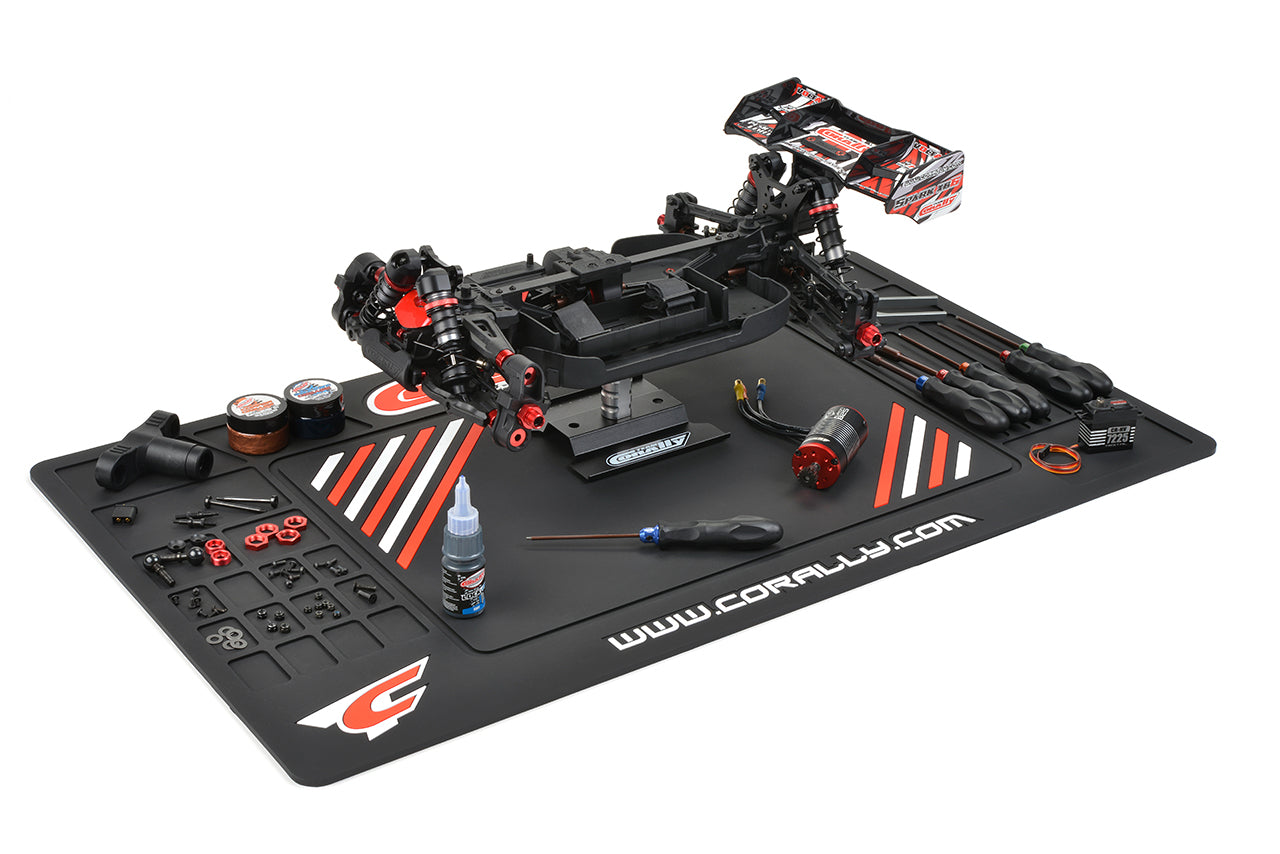 Team Corally Rubber RC Pit Mat Work Space 90280