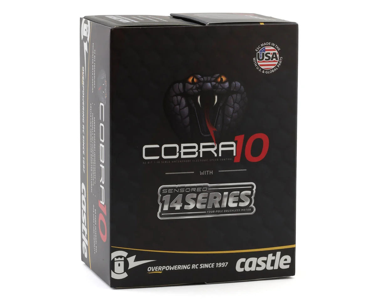 Castle Creations Cobra 10 6S 1/10 Brushless Crawler Combo w/1406 Sensored Motor (2850kV) 010-0174-07