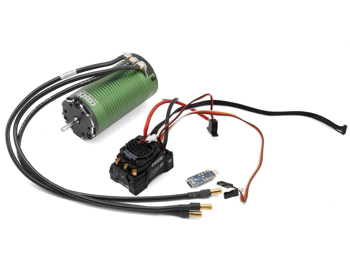 Castle Creations Cobra 10 6S 1/10 Brushless Combo w/1415 Sensored Motor w/5mm Shaft (2400kV) (SCT/MT Edition)