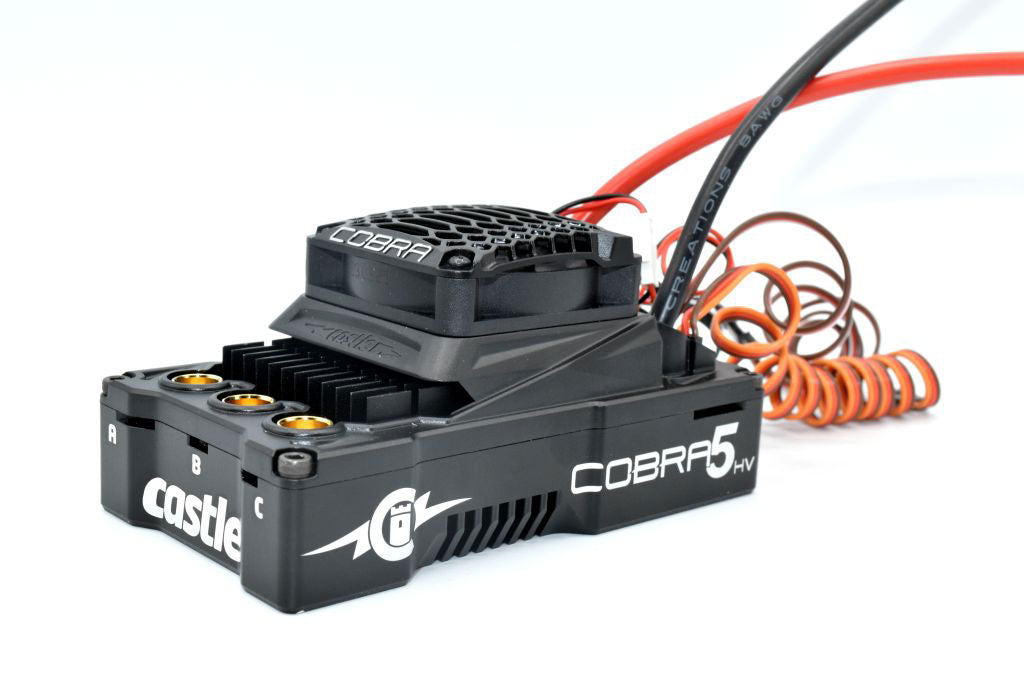 Castle Creations Cobra 5 HV, 12S, 50.4V ESC, 20A Peak BEC 010-0178-00