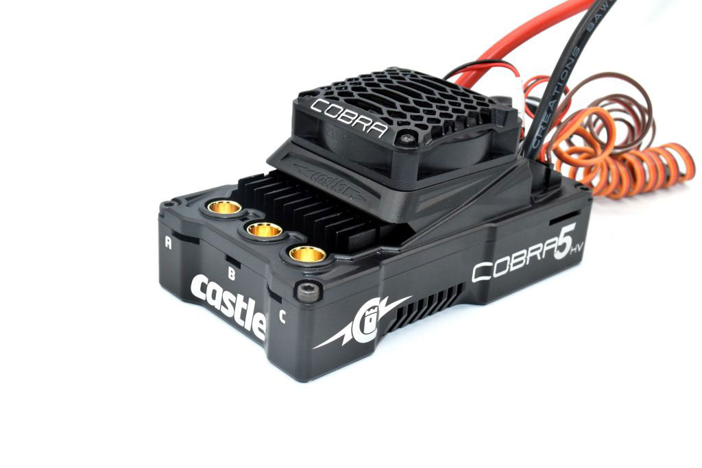 Castle Creations Cobra 5 HV, 12S, 50.4V ESC, 20A Peak BEC 010-0178-00