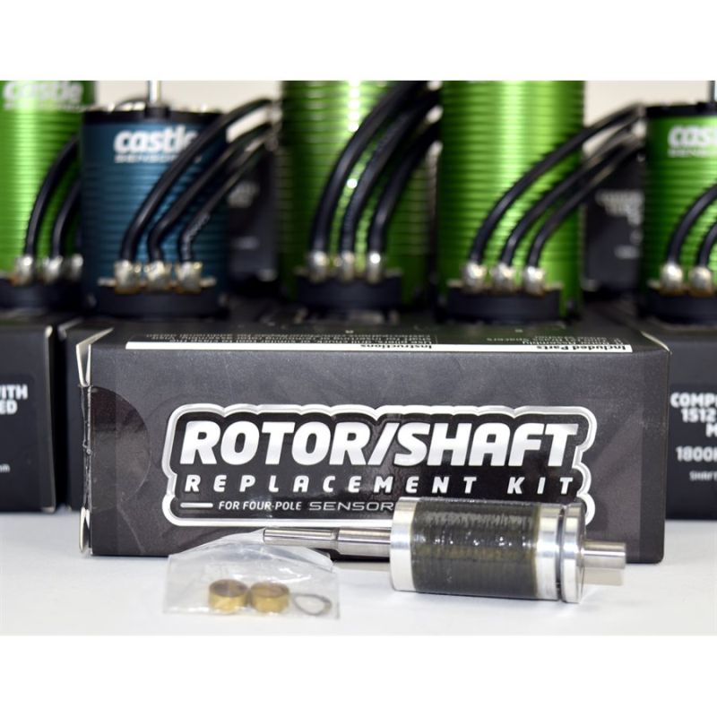 Castle Creations Rotor / Shaft Replacement Kit, 1515-2200KV V2 011-0166-00