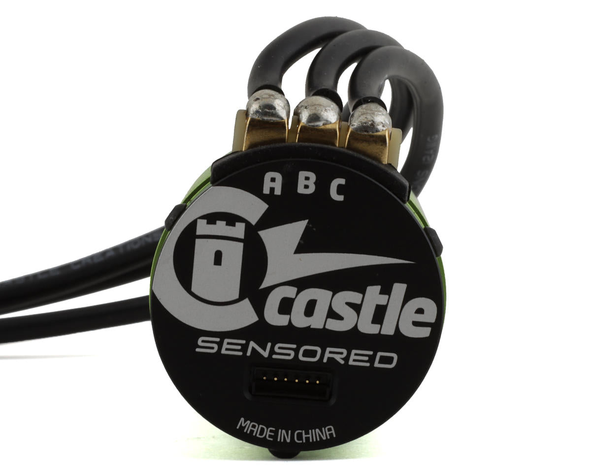 Castle Creations 4-Pole Sensored Brushless Motor 1515-2200KV 12AWG 4mm