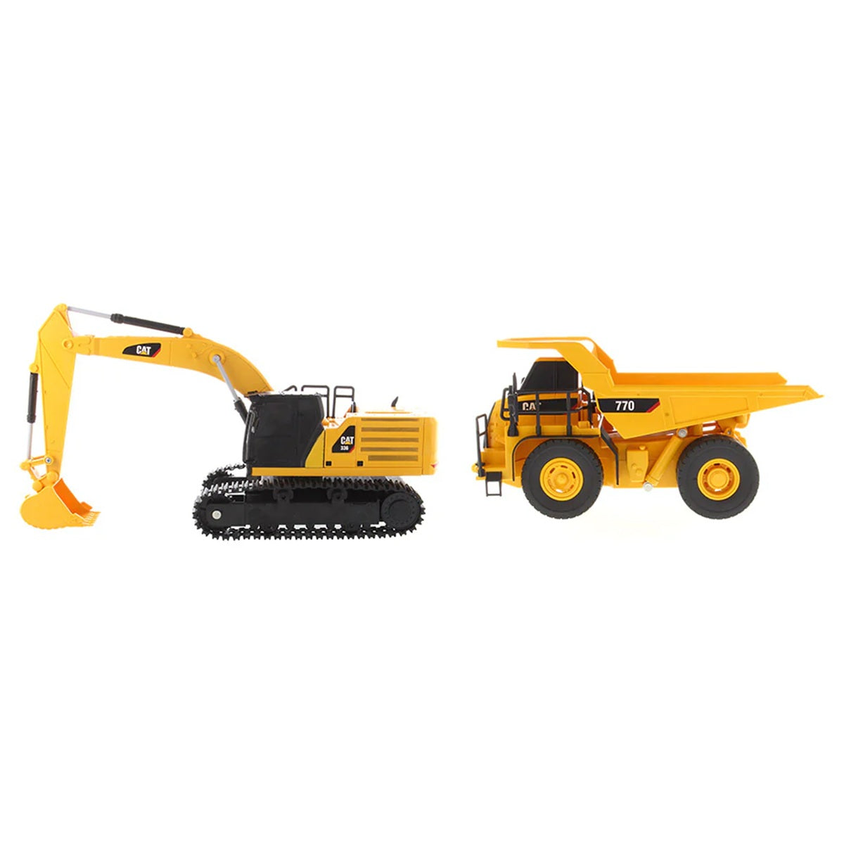 Diecast Masters 1:35 RC Cat 336 Hydraulic Excavator + 770 Mining Truck