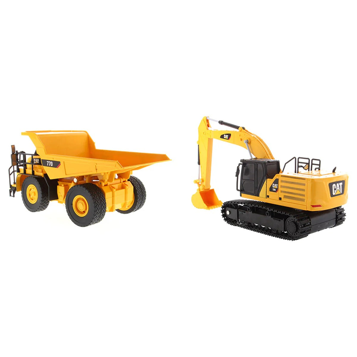 Diecast Masters 1:35 RC Cat 336 Hydraulic Excavator + 770 Mining Truck