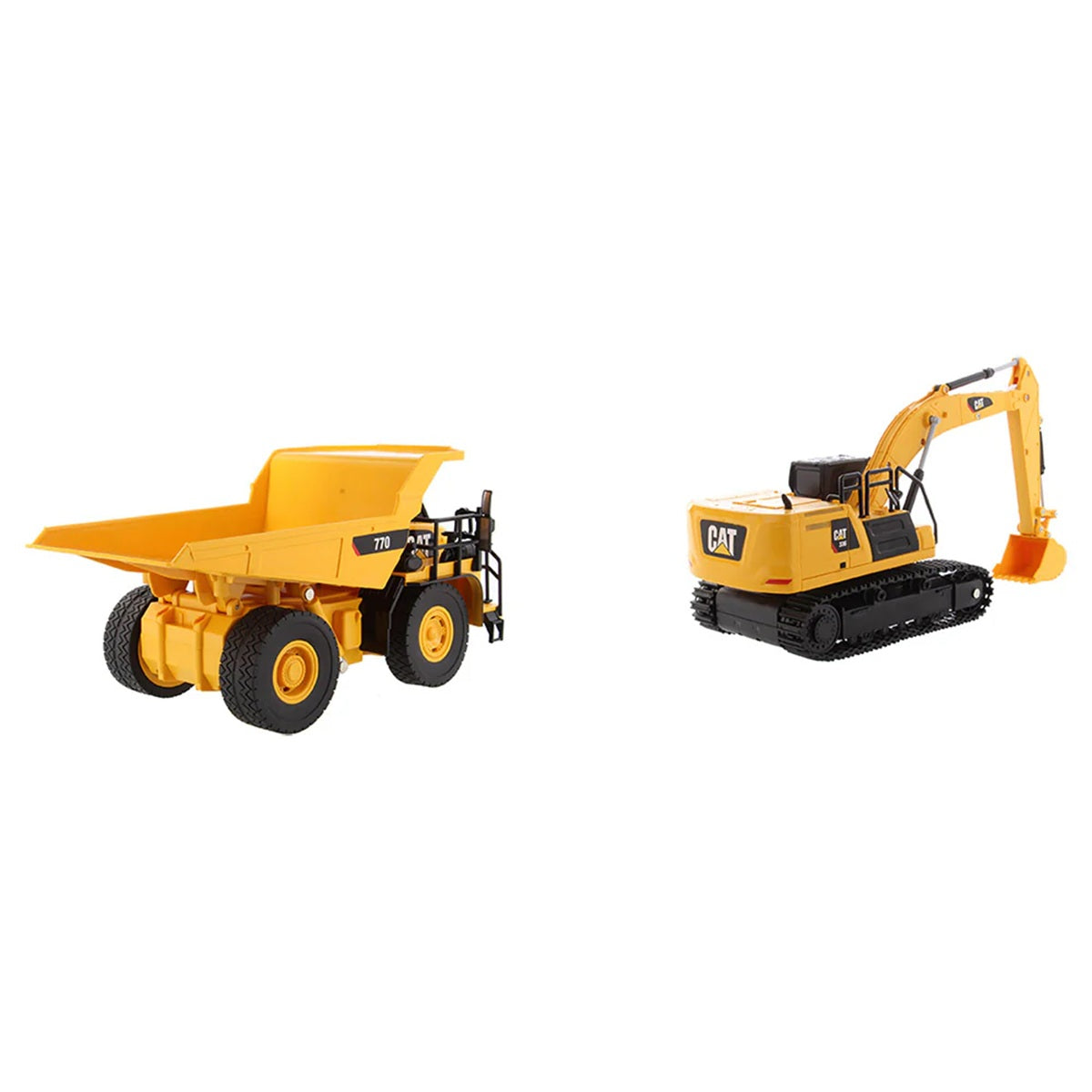 Diecast Masters 1:35 RC Cat 336 Hydraulic Excavator + 770 Mining Truck