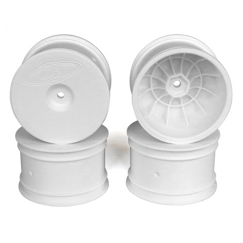 DE Racing Speedline Buggy Wheels - Assoc B6 - B64&TLR22/Rear/White/4pcs